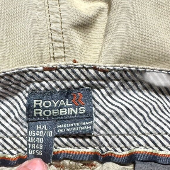 Royal Robbins Chino Shorts Beige Waist 40 - Picture 3 of 11